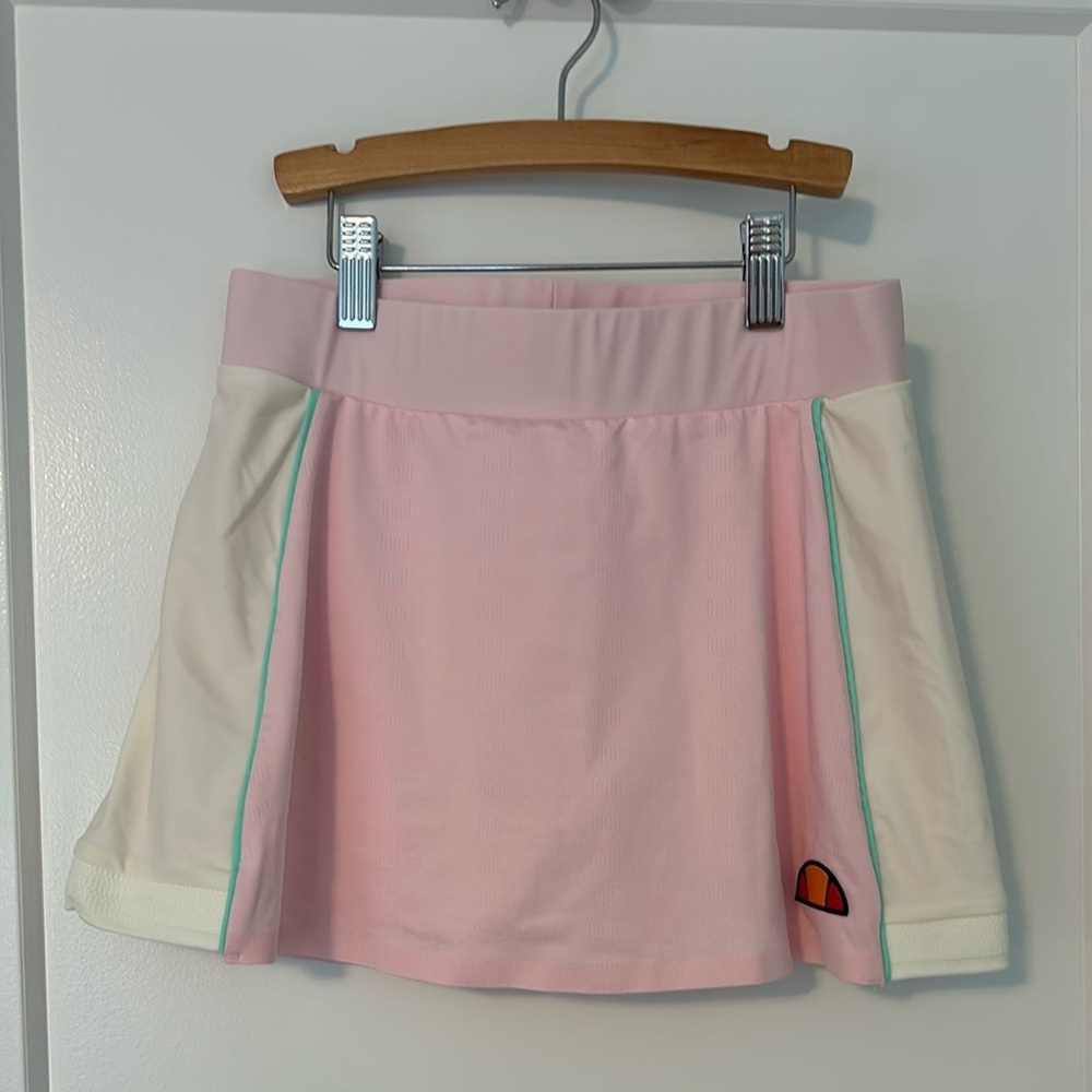 Ellesse Pink and White Women's Skirt, Size 4